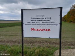 Przebudowa drogi w Grąbczewie_10_12_2021_tablica (2)