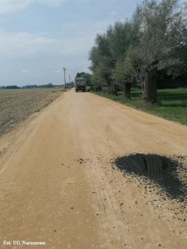 Rozbudowa drogi gminnej w miejscowości Troski i Skwary, gmina Naruszewo_23_24_08_2022 (7)